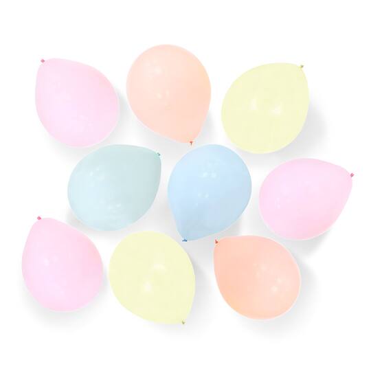 12" Pastel Rainbow Balloons by Celebrate It™ Summer, 30ct.